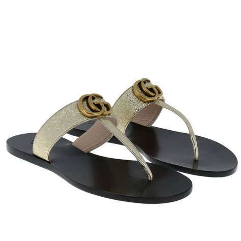 gucci flat sandals|gucci flat sandals price.